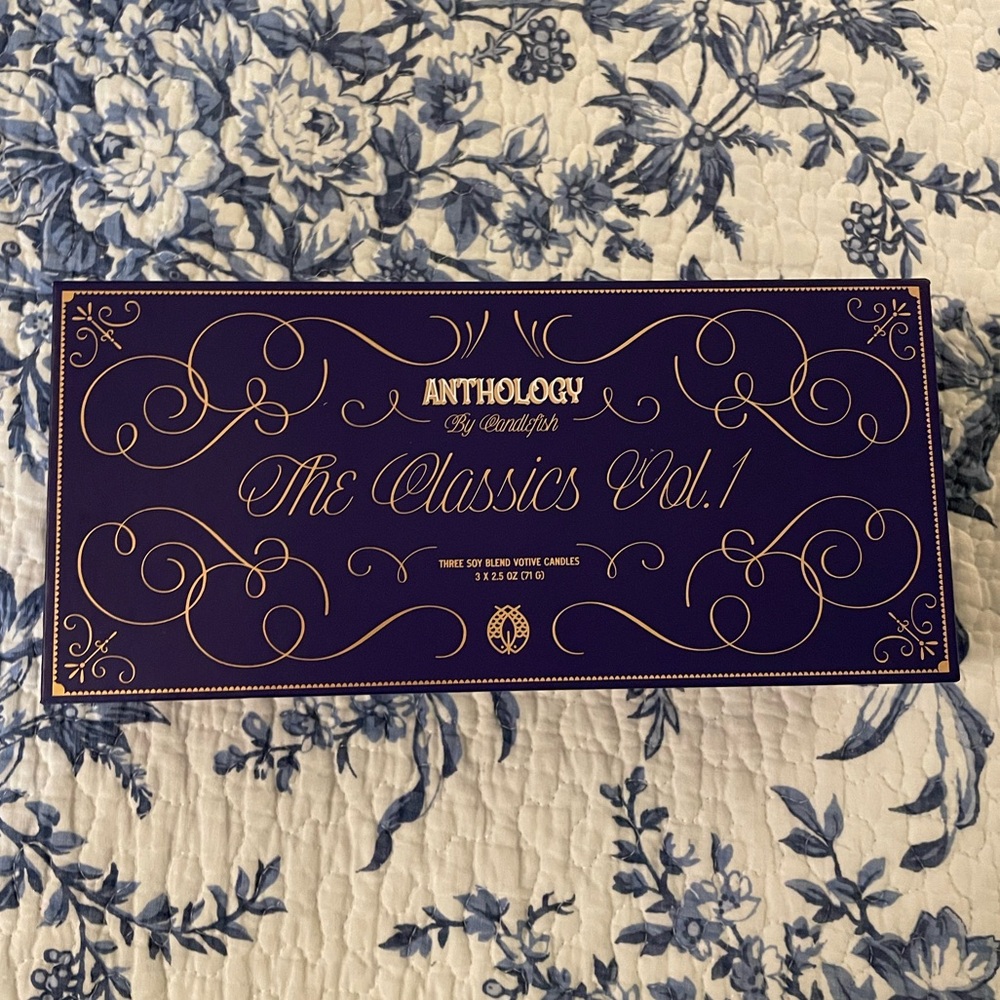 NIB Anthology by Candlefish The Classics Volume 1 Set of 3 Candles